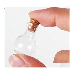 Packing Bottles Cork Wishing Bottle Small Mini Saffron Glass Jars Transparent Portable Per Floating A Bag Of 10 High Quality 7Cr Dro Otyzb