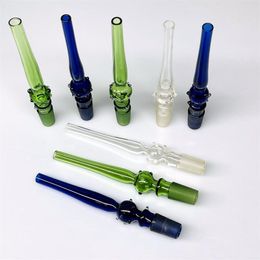 14mm Quartz Collector Tips Thick Drop Quartz Tester Straw Tube Tip for Mini NC Kits Smoking accessories