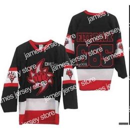 College Hockey Wears Nik1 2020Insane Clown Posse Fite Back 665 Black White Red Hockey Jersey Customise any number and name Jerseys