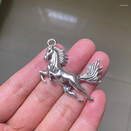 Charms 12pcs 50x39mm Horse Connector Pendants Jewelry Making DIY Men's WomenNecklace Bracelet Handmade Crafts Accessories
