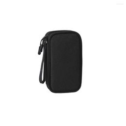 Storage Bags Organizer Bag Double-Layers Pouch Multi-Function Carry Case With Zipper Portable Waterproof Power Bank Headphone