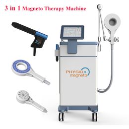 NEW 3 in 1 Physio Magnetic Therapy With EMTT Pneumatic Shockwave Infrared Physiotherpay Equipment For Body Pain Relief ED treatment