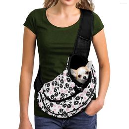 Dog Car Seat Covers Pet Carrying Bag Sling Carrier Bags Animal Portable Comfort Breathable Hand Free Shoulder Crossbody For Small Pets Cat