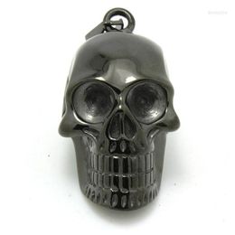 Pendant Necklaces 2022 Arrival Men Boys Skull 316L Stainless Steel Bad Brain Black