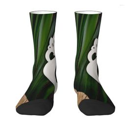 Men's Socks Cute NZ Maori Culture Theme Women Men Warm 3D Printed Bone Manaia And Paua Basketball Sports