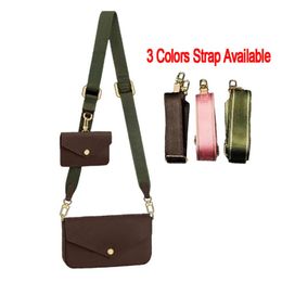 Fashion Brand Mini Lady Messenger Shoulder Bags Wallets Set Women Leather Purses3133