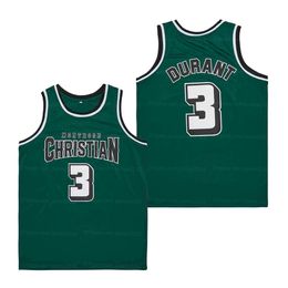 Custom Kevin Durant #3 High School Basketball Jersey Mens All Ed Green Any Name Number