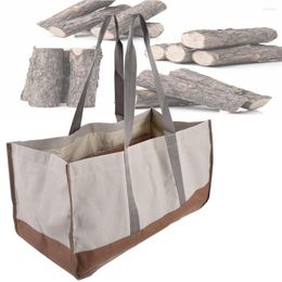 Storage Bags Large Capacity Firewood Wood Carrying Bag Outdoor Log Carrier Holder