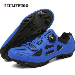 Cycling Footwear MIULIFEUGG Summer Sneaker MTB Shoes Biking Mountain Men Sports Route Road Dirt Bike Speed Flat Racing Women Bicycle Spd