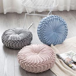 Pillow Clearance Luxury Round Nordic Seat European Decorative Sofa Pouffe Velvet Futon Tatami 38x10