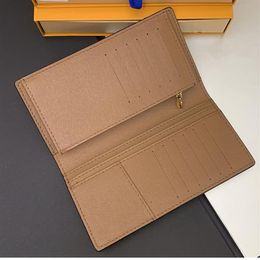 Fashion clutch Genuine leather wallet with box dust bag Women Men Purse Real Images Cheap Whole 62665307H