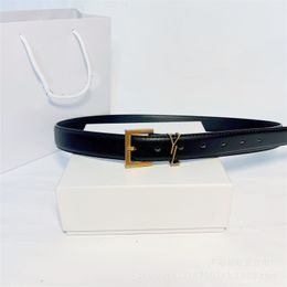 Thin designer belt men women wide designer black belts for women plated gold Buckle creative fashion jeans dresses match accessories luxury belt cinture man Belts