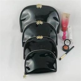 Makeup PU bags for Women snowflake famous brand 4pcs set vanity cosmetic case makeup organizer bag toiletry clutch pouch bouti233h