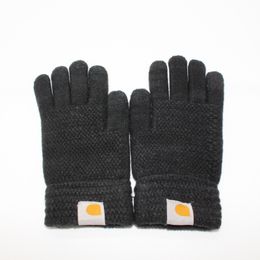 carhart Glove Luxury Windproof Warm Top Quality Elastic Full Finger Gloves Warm Cycling Driving Fashion Women Men Winter Warm Knitted Woollen