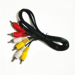 3 RCA Male to 3RCA Composite Audio Cables Video AV TV Cable Plug 1.5M Audio/Video Cable Connector