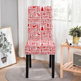 Chair Covers Christmas Decor Santa Claus Cover For Dining Room Chairs High Back Seat Party Wedding Banquet