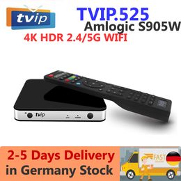 TVIP525 Stalker TV BOX 4K UHD S905W Quad Core 2.4/5G WiFi 1GB 8GB TVIP 525 VS TVIP605 Linux OS STB TVIP Media Player Stock in Germany