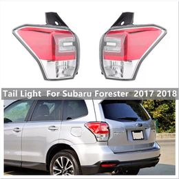 LED Rear Bumper Taillights For Subaru Forester 20 17-20 18 Brake Lamp Warning Light Taillight Tail Lamp