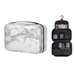 Storage Bags Custom Marble Chic Elegant Toiletry Bag Women Abstract Texture Cosmetic Makeup Organizer Lady Beauty Dopp Kit Case