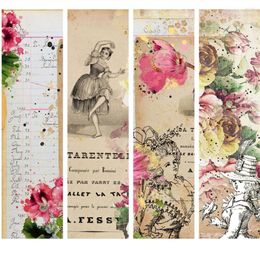 Gift Wrap Vintage Chateau Montrose Stickers Junk Journal Planner Collage Scrapbooking Decoration Material Craft Supplies