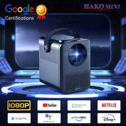 Projectors Google Certifies Projector 5G WIFI 4K Mini Smart Real 1080P Full HD Movie Proyector For Youtube Netflix Android 10.0 Home Theat T221216