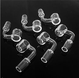 Beracky Full Weld Bevelled Edge Contral Tower Smoking Quartz Banger Wall 20mmOD Seamless Welded Quartz Nails For Glass Water Bongs Dab Rigs Pipes