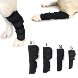 Dog Apparel Pet Leg Knee Protector Injury Anti-lick Joint Sheath Breathable Fixed Recovery Protective Accessories