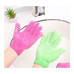 Bath Brushes Sponges Scrubbers Creative Shower Wash Cloth Scrubber Back Scrub Exfoliating Body Mas Sponge Baths Gloves Moisturizi Dhfcu