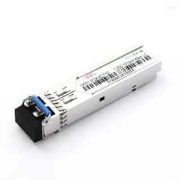 Fiber Optic Equipment 1.25G SFP 1310nm 40KM LC Connector Dual Compact Transceiver