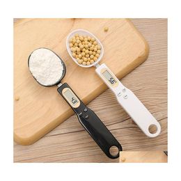 Measuring Tools 500G/0.1G Portable Electronic Lcd Digital Spoon Household Kitchen Scale Coffee Sugar Milk Powder Gramme Weight Drop De Dhx7Z