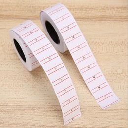 10rolls Wholesale- New Paper Tag Price Label Sticker Single Row for MX-5500 Price Gun Labeller 21mmX12mm 500pcs/roll