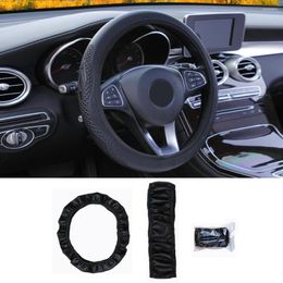 Steering Wheel Covers Car Accessories Cover For 15"/37-38CM Good Grip Non Slip