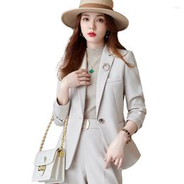 Women's Suits 2022 Fashion Formal Blazer Women Jackets Slim Elegant Office Business Ladies Work Uniform OL Style