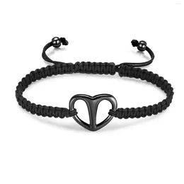 Link Bracelets Cremation Jewellery Heart Urn Bracelet For Ashes Women Keepsake Memorial Bangle Human Pet