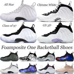 Men Basketball Shoes Foamposites One Sequoia Shattered Backboard Silver Surfer XX QS Alternate Island Green Sneakers Mens Women Outdoor Sports Trainers