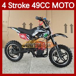 49CC/50CC Mini ATV off-road vehicle Apollo mountain Boy Girl Toy bike Motorcycle 4 Stroke Sports Gasoline Kart Adult Children Race Motorbike Dirt Bike Birthday Gifts