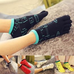 Men's Socks 3 Pairs Five-fingered Toe Splitting Short Cotton Breathable Comfort Invisible Men Ankle