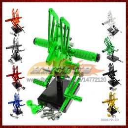 Motorcycle Adjustable CNC Foot Rest Footpeg Rear Set Pedal For KAWASAKI NINJA KZ1000 Z1000 KZ Z 1000 CC Z-1000 14 15 16 17 18 19 CNC Foot Pegs Footrest Rearset Kit 8Colors