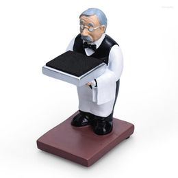 Jewelry Pouches Old Butler Man Watch Stand Bracelet Ring Creative Glasses Holder Storage Table Display Rack