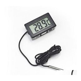 Temperature Instruments Wholesale Mini Digital Lcd Electronic Thermometer Sensor Temp Tester Durable Precise Metre Wdh1235 T03 Drop Dhcyi