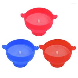 Bowls Microwavable Popcorn Bowl With Transparent Lid And Handle Collapsible Silicone Maker For Home