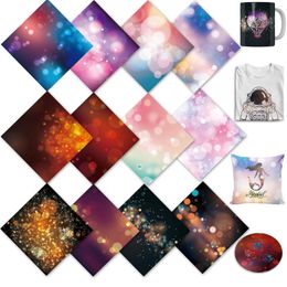 Window Stickers XFX 12 Pcs Infusible Transfer Ink Sheets In Star Sublimation Paper Infusable Heat For Mug Press T-Shirt Bag