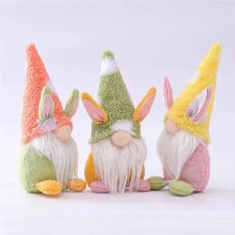 Easter Rabbit Gnome Faceless Bunny Doll Gifts Holiday Decor for Home Decoration or Kids Holiday Birthday Present Gift