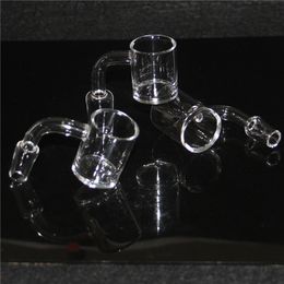 Hookahs Beveled Edge 25mmOD Quartz Banger/30mmOD Flat Top Terp Slurper Bangers 10mm 14mm 18mm Nails For Glass Water Bongs Dab Rigs