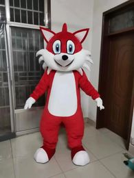 Halloween ed fox Mascot Costume Halloween Christmas Fancy Party Cartoon Character Outfit Suit Adult Women Men Dress Carnival Unisex Adults