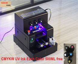Kaibaicen autom￡tico A4 UV Flat Cylinder Ink Wet Printer Impresi￳n en botella de leche Caja de tel￩fono Metal MDF MDF ect directamente UV 6056262