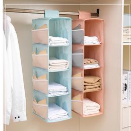 Storage Boxes Wardrobe Organiser Hanging Bag For Socks Underwear Panties Finishing Box Fabric Drawer Rack Home