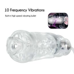 Full Body Massager Sex toy s masager 2022 Suck Oral Male Masturbator Electric Blowjob Vibrator Penis Enlargement Pump Deep Throat Sucking Pussy Toys For Man C35W