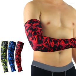 Knee Pads 1PC Elbow Sleeve Anti Slip Sunshade Elastic Arms Wrap Protector Sports Arm Warmers Accessories