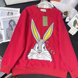 Men's Hoodies & Sweatshirts designer the Spring Festival in Year of Rabbit 23 early spring new style long sleeve round neck red pure wool Peter FO7W